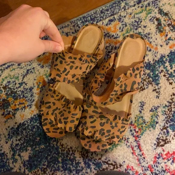 Free People Cheetah Heel - Picture 1 of 3